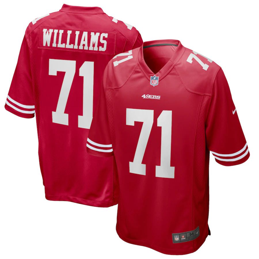 Men San Francisco 49ers #71 Trent Williams Nike Scarlet Game Player NFL Jersey->san francisco 49ers->NFL Jersey